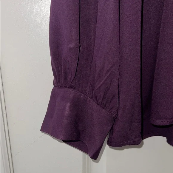 Lane Bryant Deep Purple Blouse - Picture 6 of 13